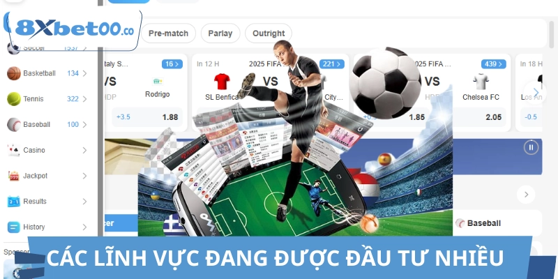 3 lĩnh vực hoạt động mà nhà cái ưu tiên phát triển