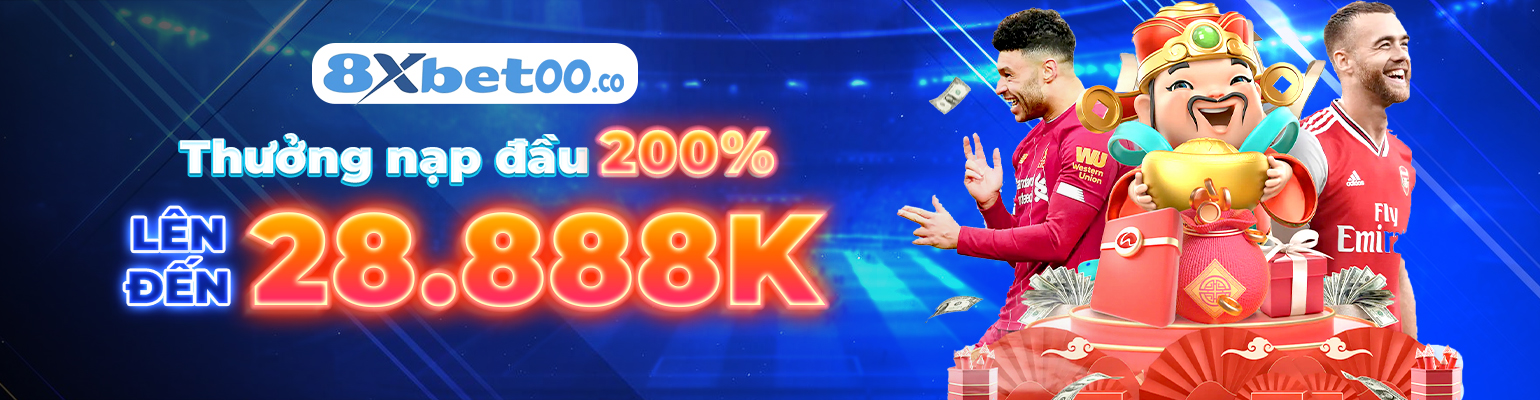 Thưởng nạp lên đến 200%